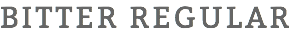 BITTER REGULAR